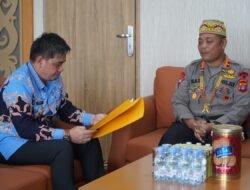 Audiensi dengan Brimob, Pemkab Mahulu Siapkan Penguatan Koordinasi Keamanan Daerah