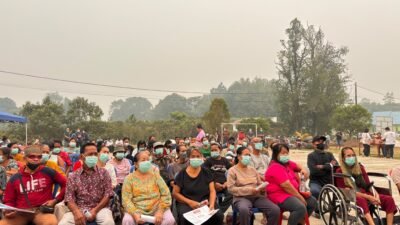 Penderita ISPA Di Kutai Barat Tembus 1.504 Kasus, Warga Kampung Bunyut Dapat Layanan Kesehatan Gratis